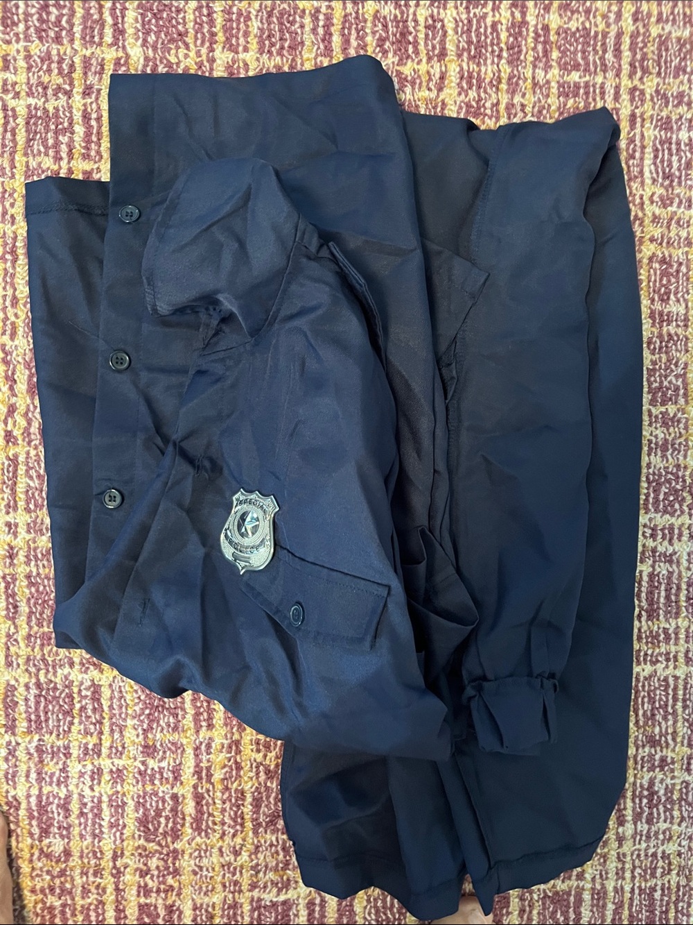 Police Officer Costume Sz Large
